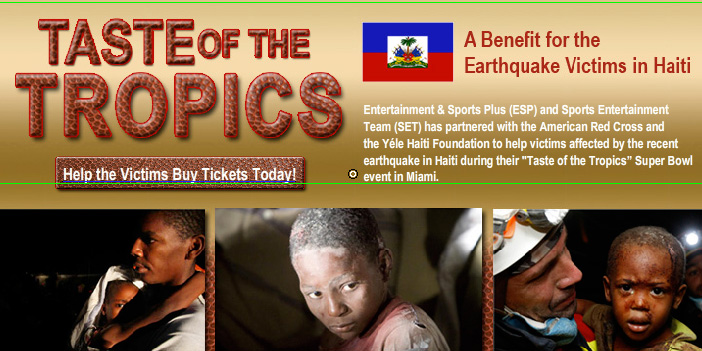 Web Success Team Sponsors Super Bowl Event to Benefit Haiti