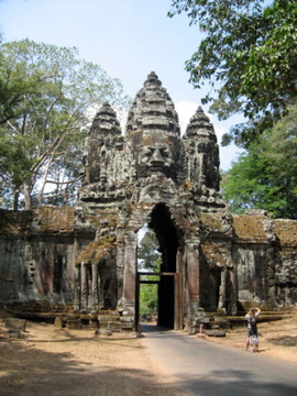 Entrance to Angkor Wat ~ Photo by Web Success Team