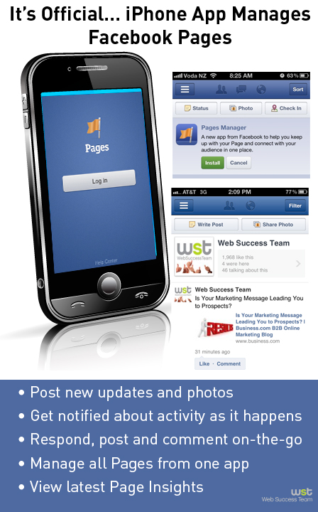 It’s Official… iPhone App Manages Facebook Pages