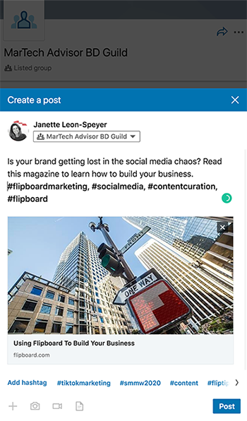 Flipboard on LinkedIn Groups
